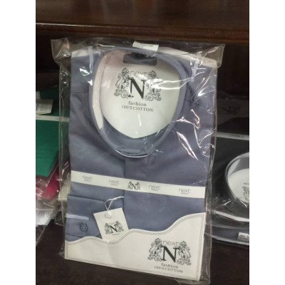 Clerical Shirt Grey